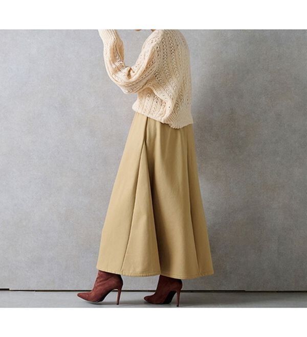 RANAN（ラナン）の「＜裏フリース＞マキシスカート（ロングスカート）」｜詳細画像