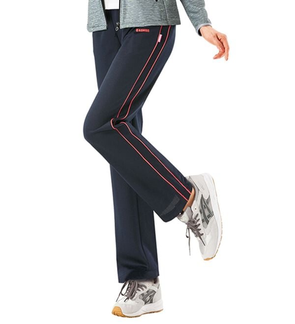 ルフラン（ルフラン）の「【３本組】［Ｋ・ＳＷＩＳＳ］美脚仕様のお出かけジャージパンツ（その他パンツ）」｜詳細画像