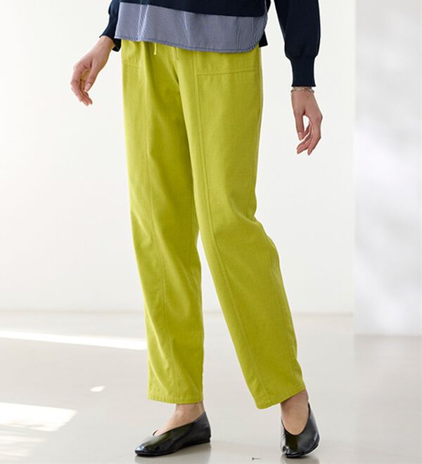 BELLUNA（ベルーナ）の「綿１００％やわらかゆるパンツ（フルレングスパンツ）」｜詳細画像