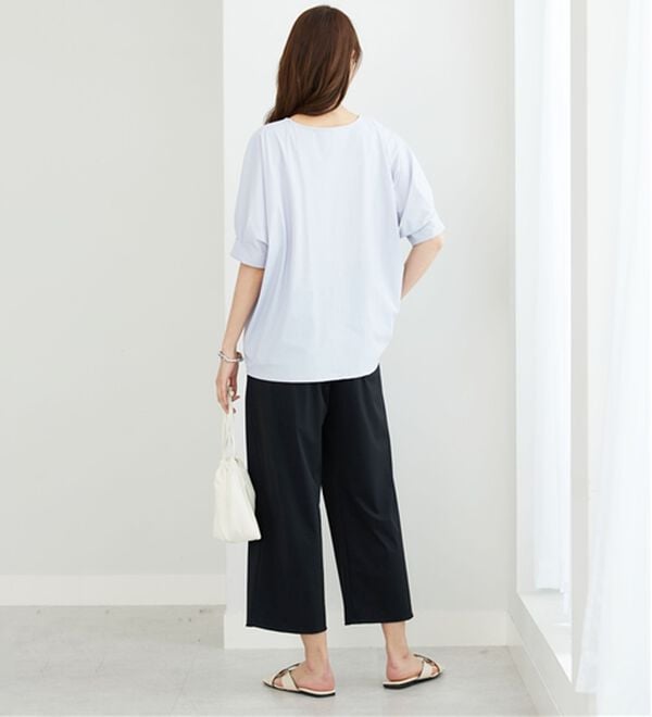 BELLUNA（ベルーナ）の「ヒンヤリ爽快！イージーワイドパンツ（ワイドパンツ・ガウチョ）」｜詳細画像