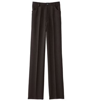 BELLUNA（ベルーナ）の「ミセスの蓄熱保温美脚ストレートパンツ（フルレングスパンツ）」｜ブラウン