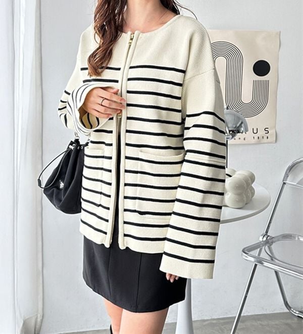 ダブルジップニットブルゾン - ベルーナ【公式】