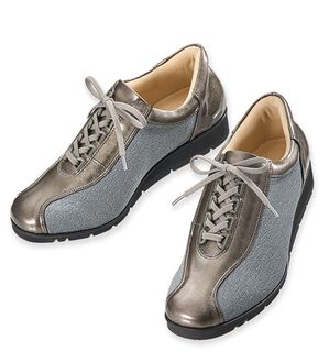 ルフラン（ルフラン）の「時見さんのスッと履ける５Ｅトラベルウォーキング（スニーカー）」｜チャコールグレー