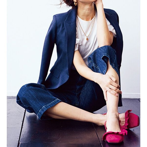 RANAN（ラナン）の「洗える！ピークドラペルジャケット（テーラードジャケット）」｜詳細画像