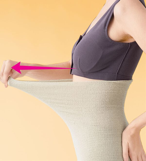 LAVIENNE（ラヴィエンヌ）の「【２枚組】冷房対策シルク混腹巻（肌着・インナーウェア）」｜詳細画像