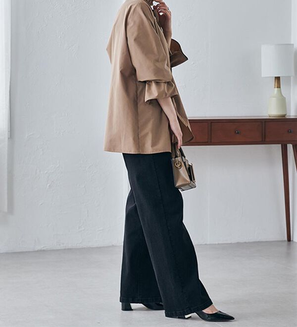 RANAN（ラナン）の「プチフリルリボン付きブラウス（ブラウス）」｜詳細画像