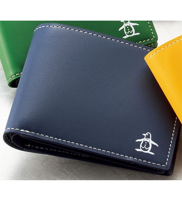 マンシングウェア＞牛革ベラ付二つ折り財布 - ベルーナ【公式】 