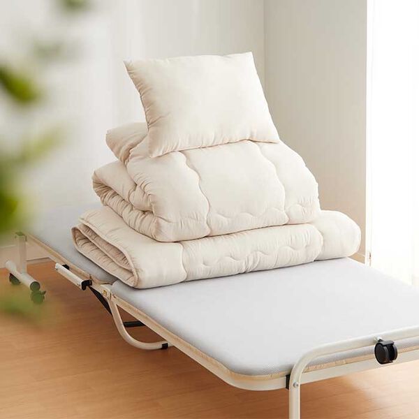 フレームのみ【アウトレット品】セミダブル 4杯収納付き 布団でも