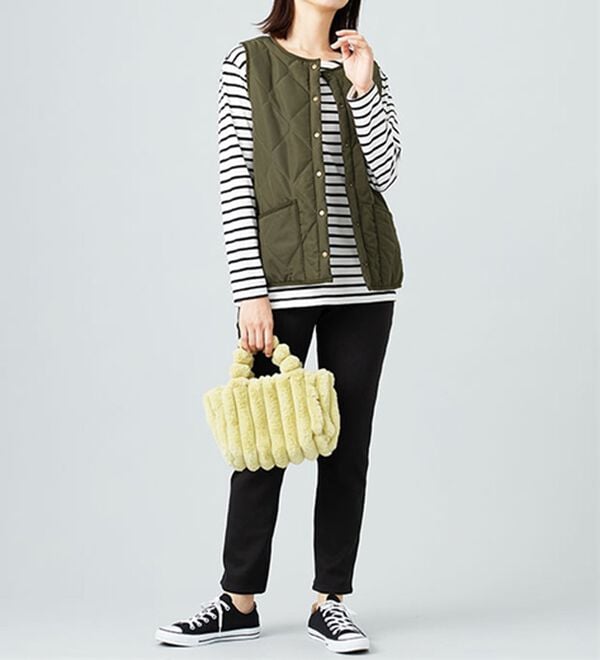 BELLUNA（ベルーナ）の「あったか裏起毛！ホカロンパンツ（フルレングスパンツ）」｜詳細画像