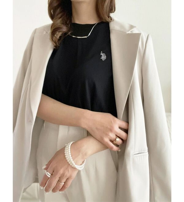 GeeRA（ジーラ）の「【Ｕ．Ｓ．　ＰＯＬＯ　ＡＳＳＮ．】スラブシアーTシャツ（Tシャツ）」｜詳細画像