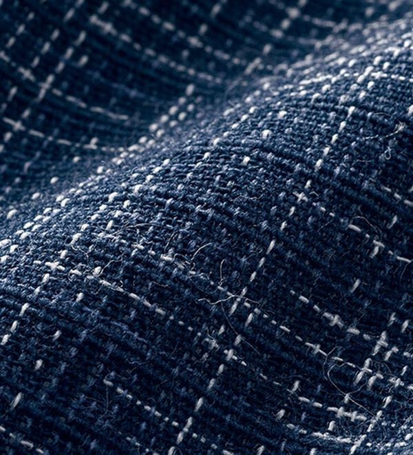 ルフラン（ルフラン）の「【２色組】かすり調半開チュニック＜浅葱～あさぎ～＞（チュニック）」｜詳細画像