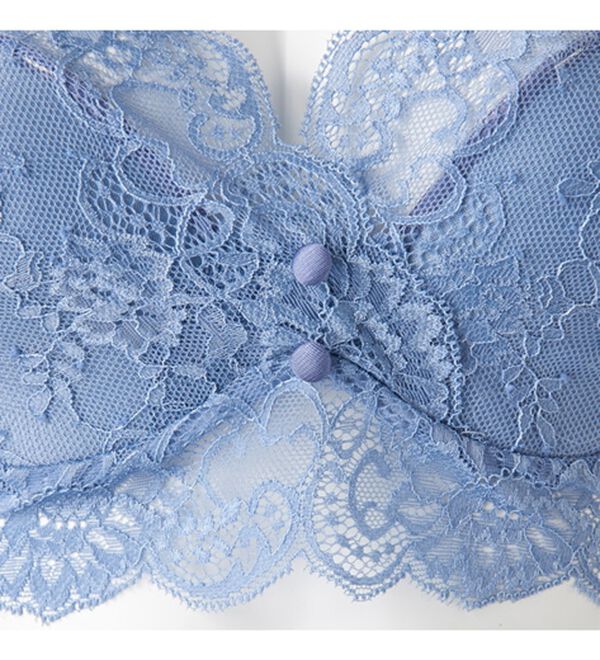 YU'NOW（ユナウ）の「リラックスレーシーブラレット＆ショーツセット（ブラジャー＆ショーツセット）」｜詳細画像