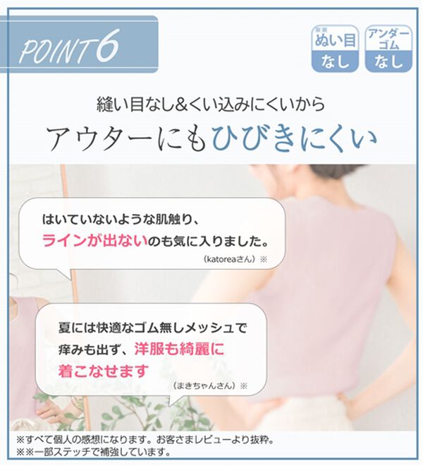 LAVIENNE（ラヴィエンヌ）の「【吸汗速乾】綿混メッシュの締め付けにくいＳｕ－ｐｉｔａ（スーピタ）ブラ・ショーツ（別売）（ブラジャー）」｜詳細画像