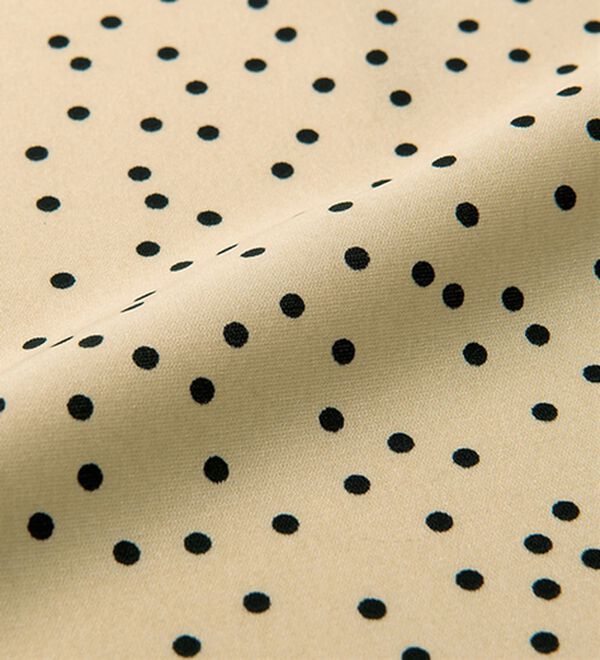VINNO（ヴィノ）の「ドット柄ハイネックブラウス（ブラウス）」｜詳細画像