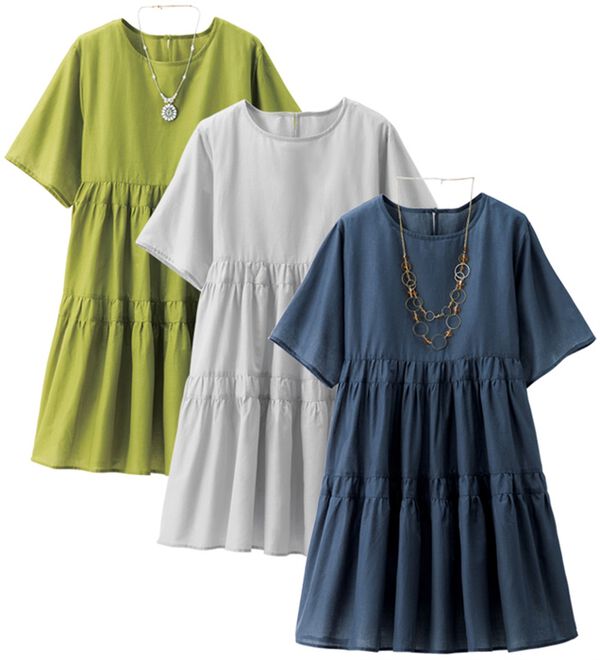 ルフラン（ルフラン）の「【３色組】ふんわりティアードブラウス（ブラウス）」｜詳細画像