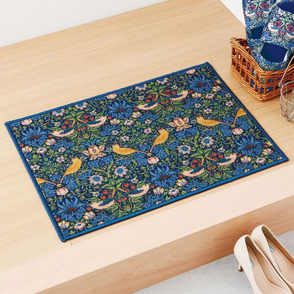 「洗える玄関マット（玄関マット）」｜モリスいちご泥棒