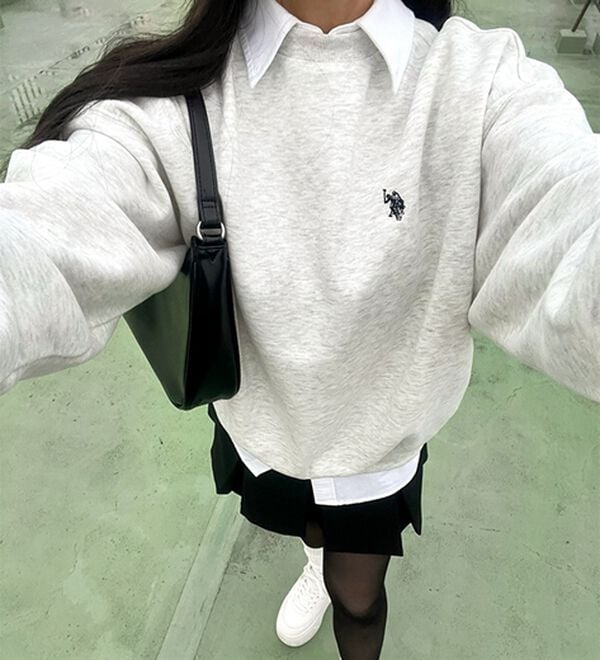 GeeRA（ジーラ）の「【U.S. POLO ASSN.】表ピーチ裏起毛スウェット（トレーナー・スウェット）」｜詳細画像