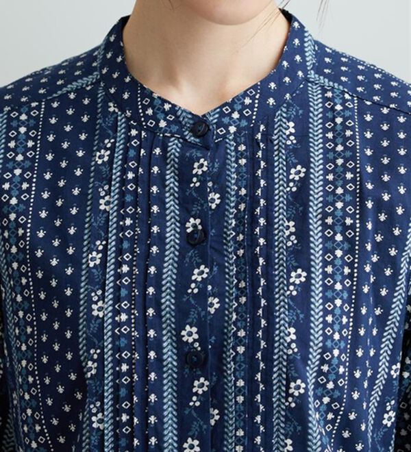 BELLUNA（ベルーナ）の「綿１００％ピンタックデザインブラウス（ブラウス）」｜詳細画像