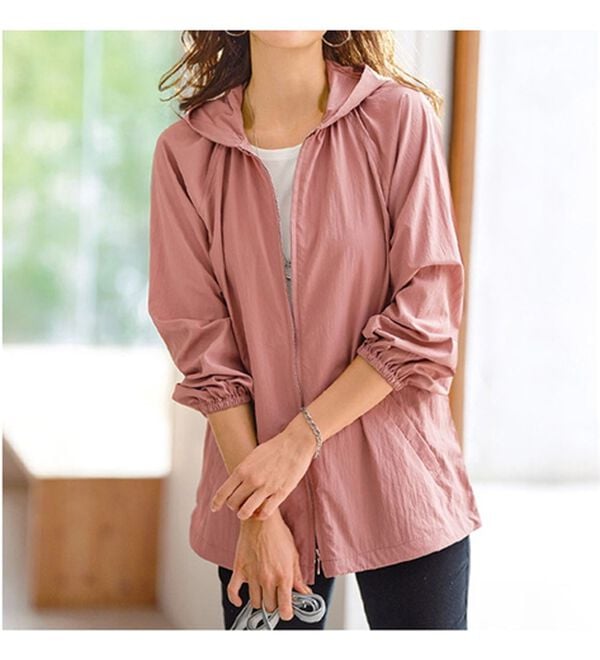 BELLUNA（ベルーナ）の「はっ水加工！軽量パーカー（ブルゾン）」｜詳細画像