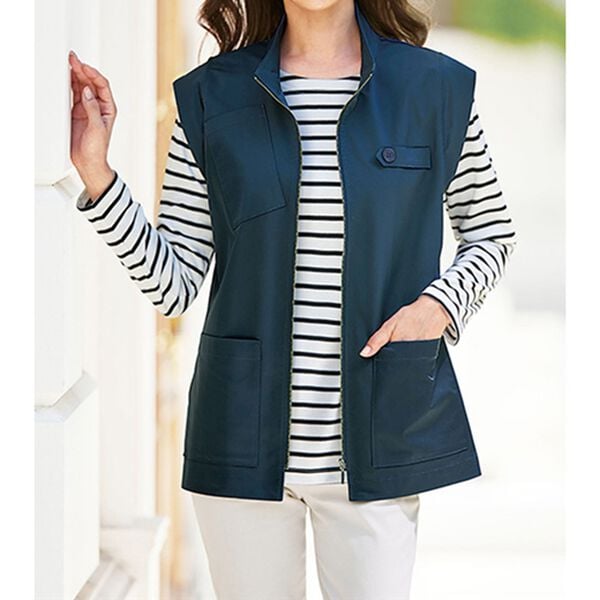 BELLUNA（ベルーナ）の「はっ水！多ポケットデザインカジュアルベスト（ベスト）」｜詳細画像