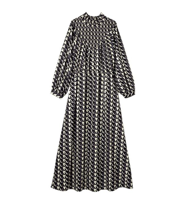 幾何柄ワンピース - ベルーナ【公式】 