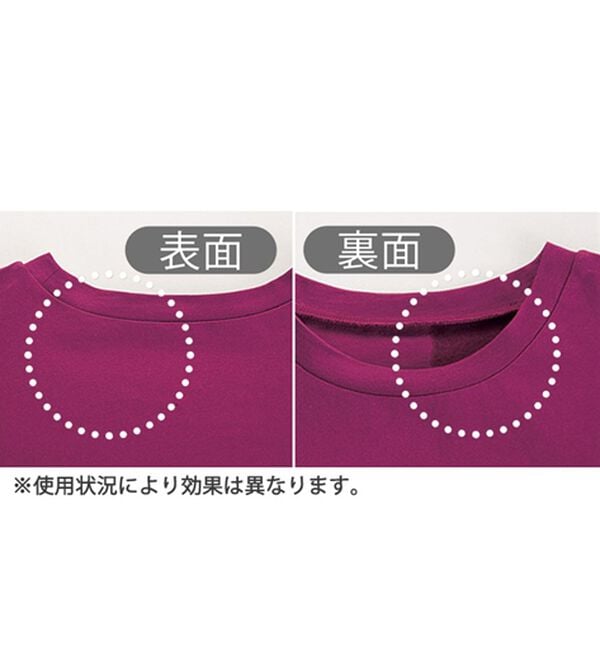 BELLUNA（ベルーナ）の「【汗染み対策】綿１００％短丈プルオーバー（カットソー）」｜詳細画像