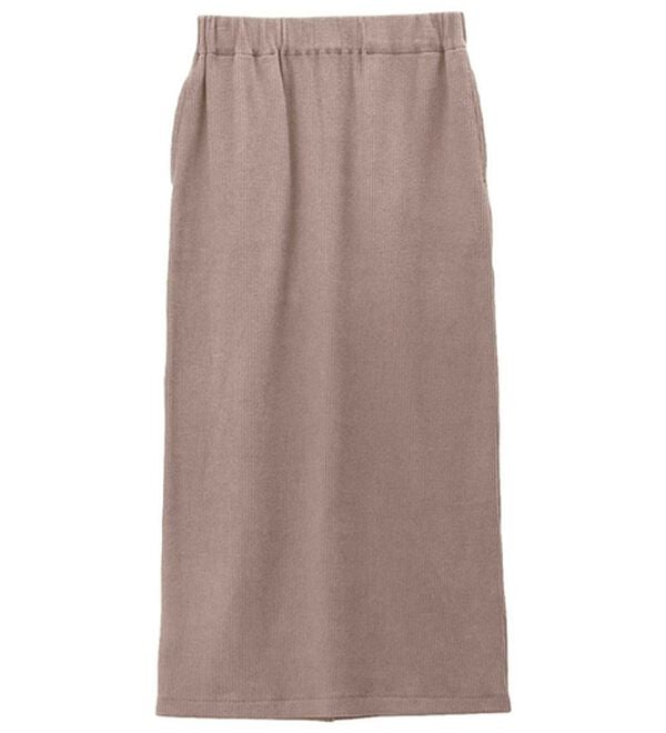 GeeRA（ジーラ）の「【着回し力◎】楽ちんすっきり見え！リブロングスカート（ロングスカート）」｜詳細画像