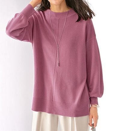 BELLUNA（ベルーナ）の「ふんわり袖カシミヤタッチプルオーバー（ニット・セーター）」