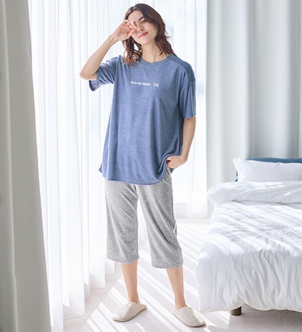 LAVIENNE（ラヴィエンヌ）の「【上質な寝心地を】良眠仕様パイル素材パジャマ＜マリクレールビス＞（パジャマ・ルームウェア）」｜詳細画像