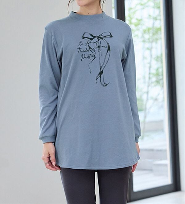 BELLUNA（ベルーナ）の「【メルティポンチ】プリントチュニック（チュニック）」｜詳細画像