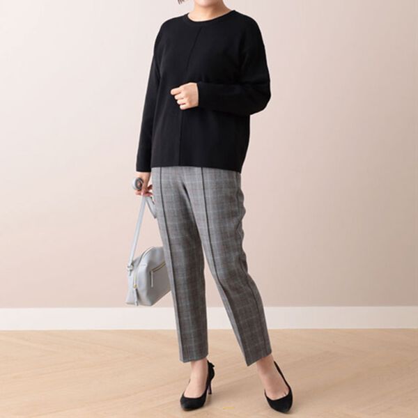 BELLUNA（ベルーナ）の「センターシームニットプルオーバー（ニット・セーター）」｜詳細画像