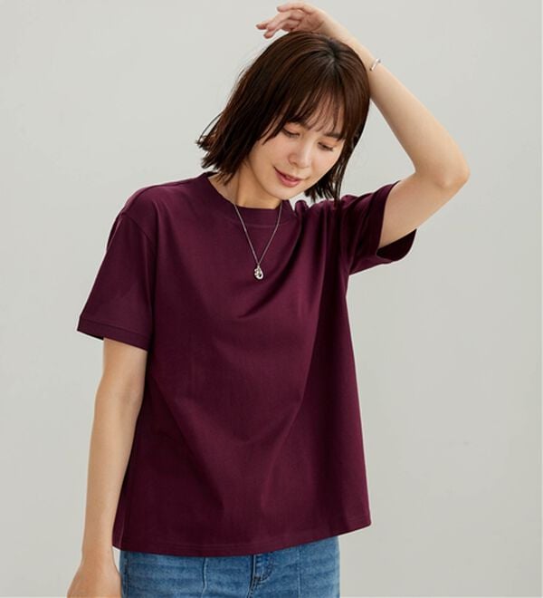 BELLUNA（ベルーナ）の「綿１００％大人顔サマ見えＴシャツ（Tシャツ）」｜詳細画像