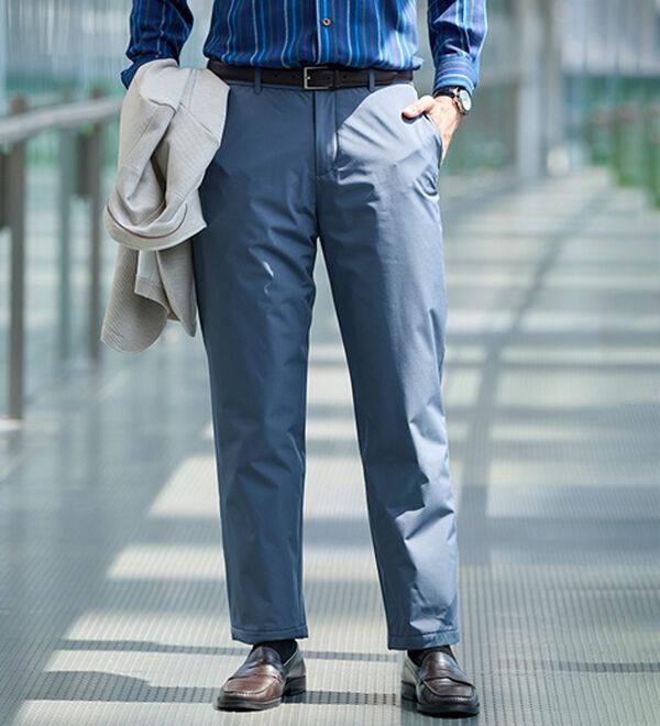 「＜アーノルド　パーマー＞進化系！すっきりハイブリッドダウンパンツ（メンズフルレングスパンツ）」｜詳細画像