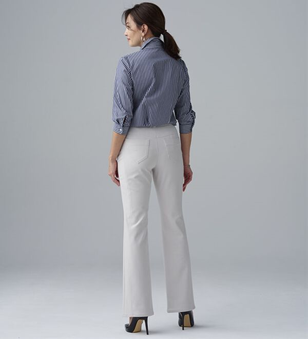 BELLUNA（ベルーナ）の「すっきり伸びる！ハイテンション美脚パンツ　ブーツカット（フルレングスパンツ）」｜詳細画像