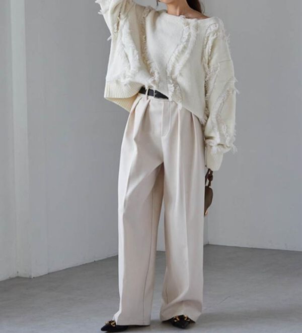 RANAN（ラナン）の「ニュアンスフリンジニット（ニット・セーター）」｜詳細画像