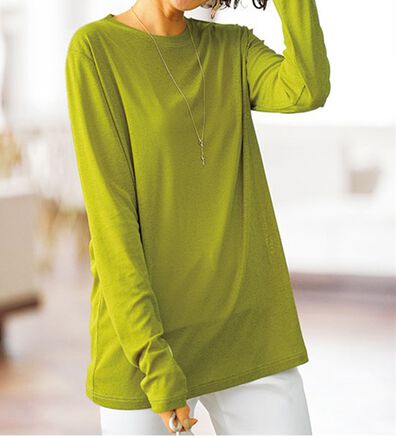 BELLUNA（ベルーナ）の「透けすぎない！シアー素材クルーネックプルオーバー（カットソー）」