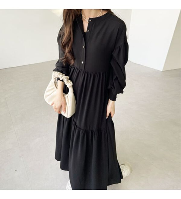 GeeRA（ジーラ）の「前後２ＷＡＹティアードシャツワンピース（シャツワンピース）」｜詳細画像