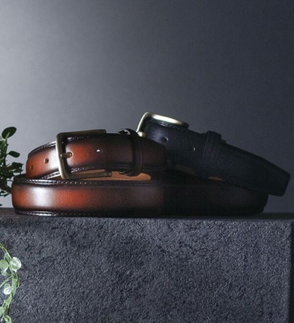 「＜イルフォローチェ＞イタリアンレザーベルト（メンズベルト）」｜詳細画像