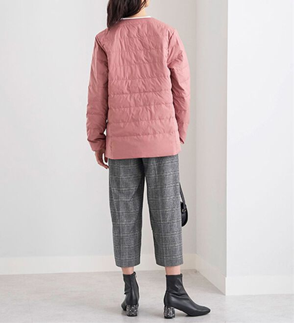 BELLUNA（ベルーナ）の「サマ見え（スーパーウォーム）ウール調センタープレスクロップドパンツ（クロップドパンツ）」｜詳細画像