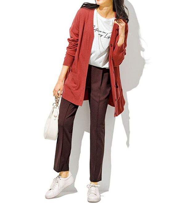 BELLUNA（ベルーナ）の「ふんわりカシミヤタッチニットカーディガン（ニットカーディガン）」｜詳細画像