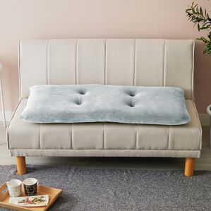 iellio（イエリオ）の「とろけるマイクロソファパッド＜抗菌防臭機能付・ソファーパッド・２人掛け・３人掛け・クッション・長座布団＞（ソファパッド）」｜ブルーグレー