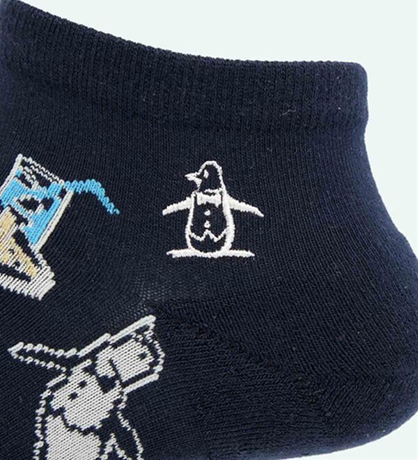 「＜マンシングウェア＞【ＤＥＯＳＣＲＥＥＮ】アンクル丈ジャガードソックス（メンズ靴下・タイツ）」｜詳細画像