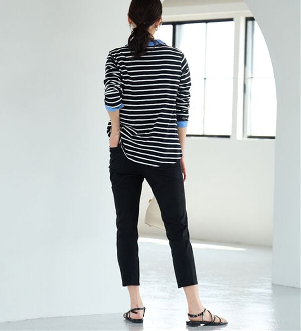 BELLUNA（ベルーナ）の「【再入荷】美ストレッチ素材アンクル丈レギンスパンツ（クロップドパンツ）」｜詳細画像