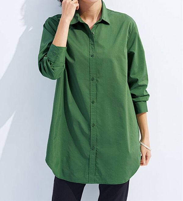 BELLUNA（ベルーナ）の「＜ＳＯＬＯＴＥＸ（Ｒ）＞ストレッチビッグシャツ（シャツ）」｜詳細画像