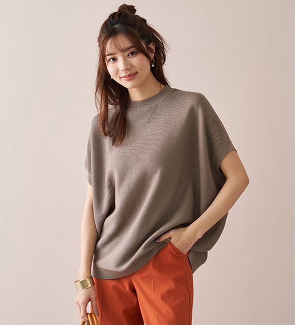 BELLUNA（ベルーナ）の「華奢見せ！ドルマンニットプルオーバー（ニット・セーター）」｜詳細画像