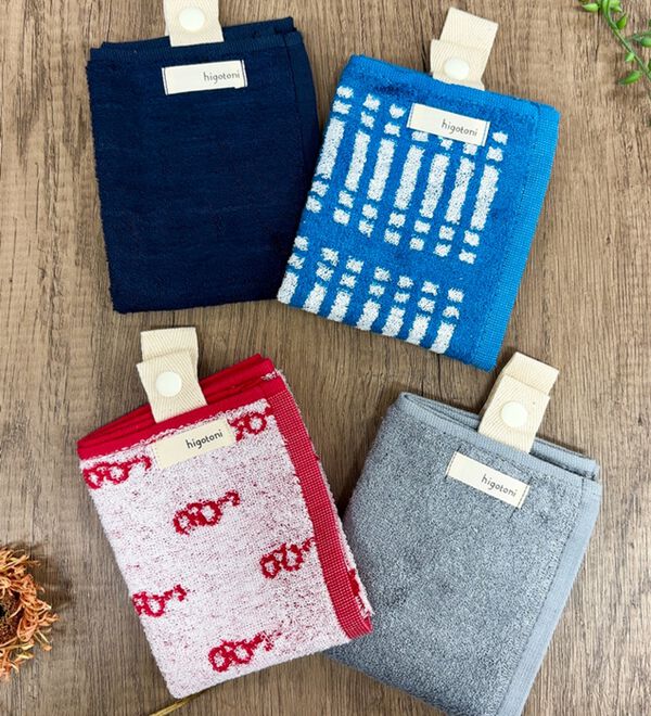 「身に付けてすぐ使える タオルハンカチ2枚（タオル）」｜詳細画像