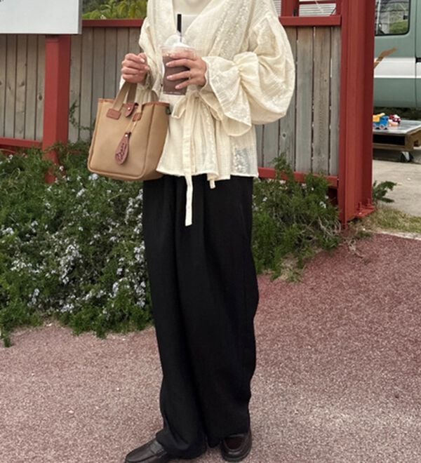 GeeRA（ジーラ）の「【体型カバー】上品なのにラクちんワイドパンツ（フルレングスパンツ）」｜詳細画像