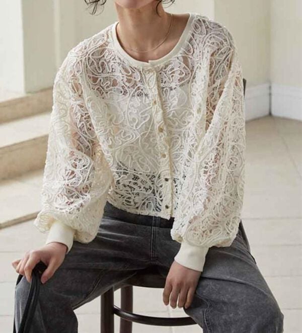 RANAN（ラナン）の「シアーレースカーディガン（その他カーディガン）」｜詳細画像