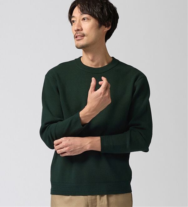 REMEN'S（リメンズ）の「【洗える】やわらかタッチクルーネックセーター（メンズニット・セーター）」｜詳細画像