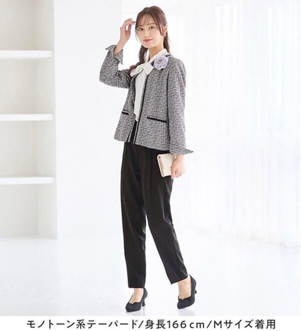 alotta（アロッタ）の「【選べるパンツ】洗える！３点セット着回し力抜群スーツ（その他スーツ）」｜詳細画像